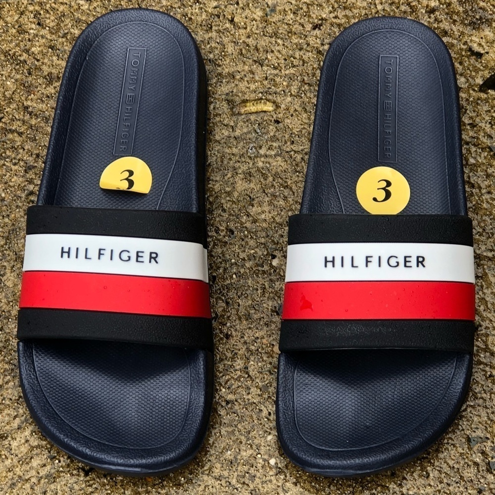 Tommy Hilfiger Navy Slides